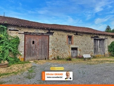 GRANGE 2 PIECES + TERRAIN AGRICOLE ~ 1.4Ha AVEC PECHERIE - ENVIRONNEMENT CALME ET CAMPAGNE