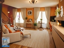 Dpt Orne (61), à vendre FLERS Beau pavillon de 136 m² avec terrain arboré de 1 271,00 m² 