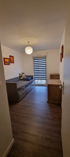 KEMBS, Villa sénior plain pied, 3pièces, 75.96m², 2chambres, terrasse, jardin, garage, gardien. Très calme.