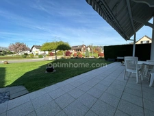 LEYMEN, 10min station Tram, très belle maison de 135m², 5.41ares arborés et paysagés, 3chambres, pompe à chaleur, belles prestations. Quartier résidentiel, top situation!