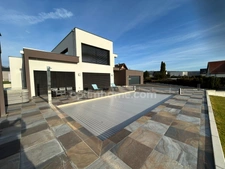 BETTENDORF, 2min de HIRSINGUE, Villa d'architecte, 222m² habitable (+400m² surface totale), suite parentale, piscine chauffée, pool house, jacuzzi, 14.87ares. Prestations et matériaux Premium.