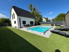 HEIWILLER, Superbe Maison Moderne 136m² (115m² carrez), 4chambres, 2salles d'eau, pompe à chaleur, climatisation, domotique, piscine chauffée. Prestation haut de gamme.