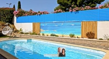 EXCLUSIVITE Montesquieu des Albères Villa récente de 4 faces de plain-pied avec piscine chauffée et Vue sur les Albères