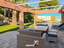EXCLUSIVITE Montesquieu des Albères Villa 4 faces plain-pied avec piscine et Vue sur les Albères
