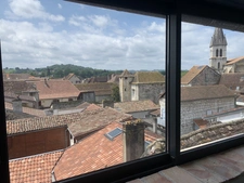 Maison de ville avec commerce, vue Pyrénées