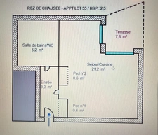 Appartement à vendre 1 pièces MEAUX (77)