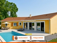 Maison récente de plain-pied avec piscine neuve, 3 chambres, pièce de vie de 71 m², 10 min de VICHY