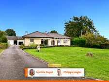 Maison plain-pied, 3 chambres, séjour de 47 m², grand terrain à 15 min du cœur de ville de Vichy (03)
