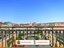 Magnifique appartement de 97 m² avec ascenseur, au 5ème étage d'un ancien hôtel de luxe avec gardien, triangle d'or à VICHY