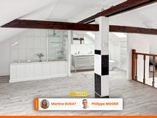 Appartement duplex, 2 pièces, à deux pas du marché couvert
