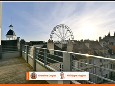 Appartement de prestige avec vue, 182m² terrasse, caves, au cœur de ville à MOULINS