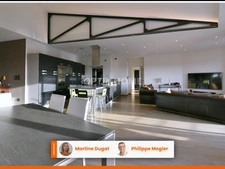 Appartement de prestige avec vue, 182m² terrasse, caves, au cœur de ville à MOULINS