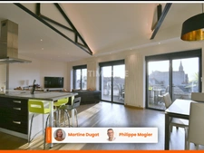 Appartement de prestige avec vue, 182m² terrasse, caves, au cœur de ville à MOULINS
