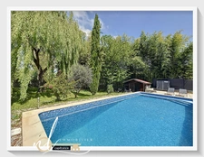 À VENDRE en exclusivité, SAINT ROMAIN DE JALIONAS (38), Maison familiale T5 de 125m2, jardin paysagé et piscine, en bord de Rhône. Terrain 1202 m2 