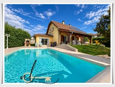 SAINT-CHEF (38), Maison à vendre 7 pièces  – 150 m² habitables – 4 chambres – Piscine – Terrain 1 192 m² – Garage - Panneaux solaires