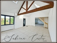 ? À VENDRE – MAISON ATYPIQUE RÉNOVÉE AVEC TERRASSE & CAVE VOÛTÉE – FRENEUSE (78) 200 m² habitables – 4/5 chambres – Vue dégagée – Garage – Jardin clos