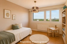 Appartement traversant de 110 m² – Dernier étage – Vue panoramique exceptionnelle