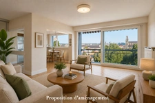Appartement traversant de 110 m² – Dernier étage – Vue panoramique exceptionnelle