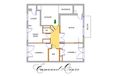 Nancy Saurupt – Appartement lumineux 68 m² avec 2 chambres, balcon et garage