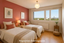 Appartement traversant de 110 m² – Dernier étage – Vue panoramique exceptionnelle