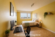 Appartement traversant de 110 m² – Dernier étage – Vue panoramique exceptionnelle