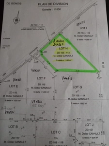 Terrain à vendre de 1 148,00 m² LA SELLE SUR LE BIED (45)
