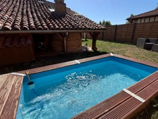 Authentique maison Landaise totalement rénovée pleine de charme avec mini piscine à BASCONS (40)