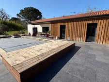 Maison contemporaine (DPE A) avec piscine et SPA à ESCOURCE à 15 minutes de l'Ocean et 10 minutes de MIMIZAN