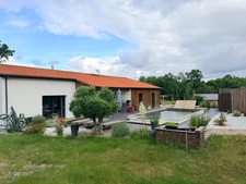Maison contemporaine (DPE A) avec piscine et SPA à ESCOURCE à 15 minutes de l'Ocean et 10 minutes de MIMIZAN