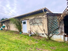 Maison de charme 5 pièces avec garage et véranda fermée à GAMARDE LES BAINS (40) sur terrain de 1200 M2 sans vis à vis