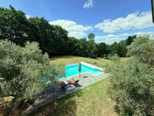 Magnifique maison contemporaine atypique avec piscine sécurisée et grand terrain avec vue panoramique à BROCAS (40)