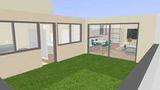   Grand T4 lumineux d'environ 90 m2 neuf quartier de la gare à hyères.