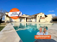 VILLA 5 PIÈCES DE PLAIN-PIED AVEC GARAGE ET PISCINE 