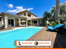 VILLA INDIVIDUELLE 5 PIÈCES GARAGE PISCINE AIGUES-MORTES