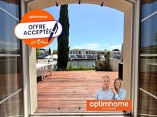 AIGUES-MORTES – MARINA D'EXCEPTION AVEC POSTE D'AMARRAGE 12 x 6 m, GARAGE ET VUE SUR LE BASSIN