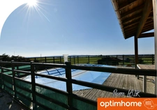 Maison 4 pièces de plain pied avec piscine et magnifique vue dégagée sur les Pyrénées 
