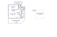 Chalet 42m² de 3 pièces et 2 chambres avec véranda chauffée de 30m²