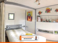 Chalet à vendre 3 pièces 30m² plus veranda 10.50m² à SAINT CHERON (91) camping