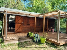 Chalet 3 pièces, 36 m² et 2 chambres de plain pied, avec terrasse