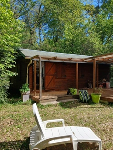 Chalet 3 pièces, 36 m² et 2 chambres de plain pied, avec terrasse