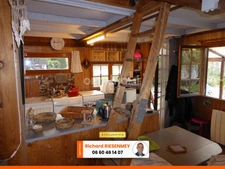 Magnifique chalet de 30m² au calme et verdure avec terrasse couverte