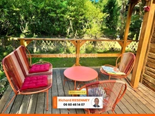 Chalet 40m² récent avec terrasse