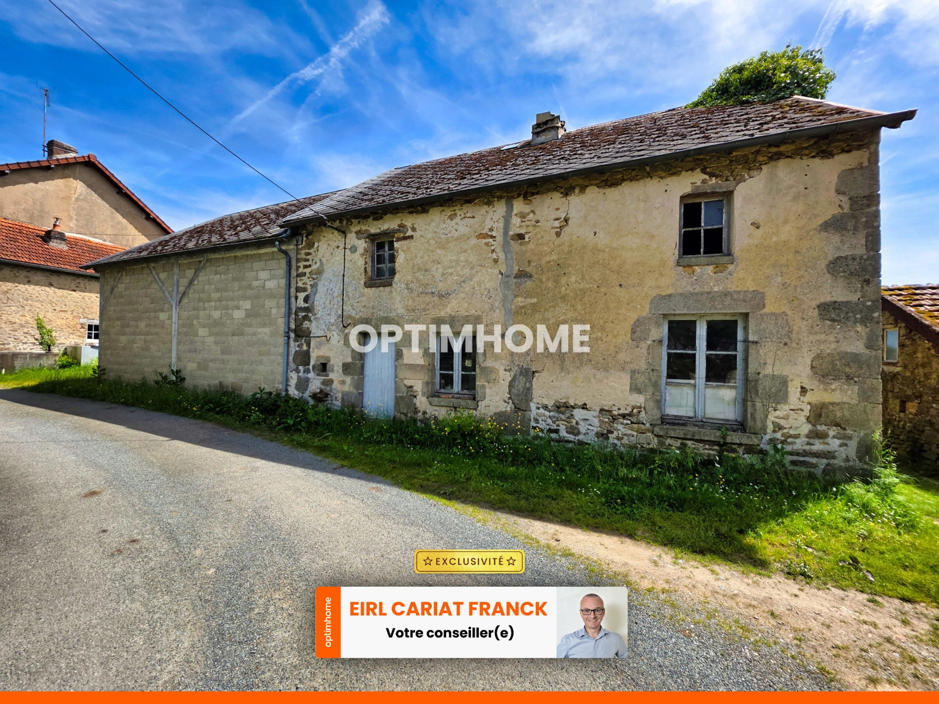 Maison 4 pièces 96 m² · à Fursac · 96 m² · 25 000 €
