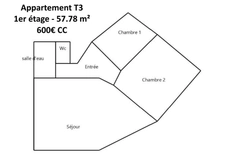 IDR 3 lots loués – 123 m² – renta 7,4% Net – La Chapelle-d’Armentières (gare 15 min à pied)