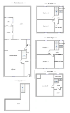 Maison familiale - 5 Chambres - 2 SDB / Canon d'Or