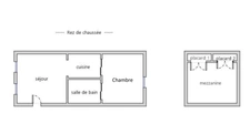 T2 Bis optimisé avec mezzanine (HSP 1,60 m) – République / Solférino
