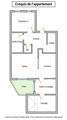 T2 rénové 58 m² - Petite copro, terrasse au calme & garage privatif - MARCQ EN BAROEUL 
