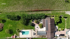 Maison de plain-pied avec vue et piscine – Entre Bourg-en-Bresse et Mâcon