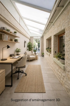 Maison de 124 m² habitables avec garage et jardin