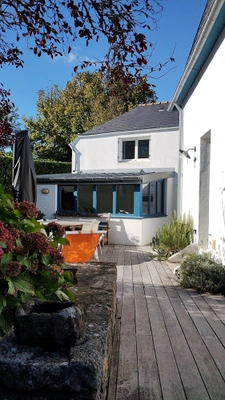 Maison à vendre 6 pièces COMBRIT (29)un  emplacement de rêve, 2 maisons sur un beau terrain